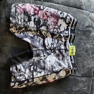 NSF Black and White Casual Shorts